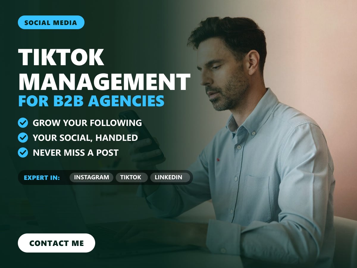 TikTok management for B2B agencies — image 1