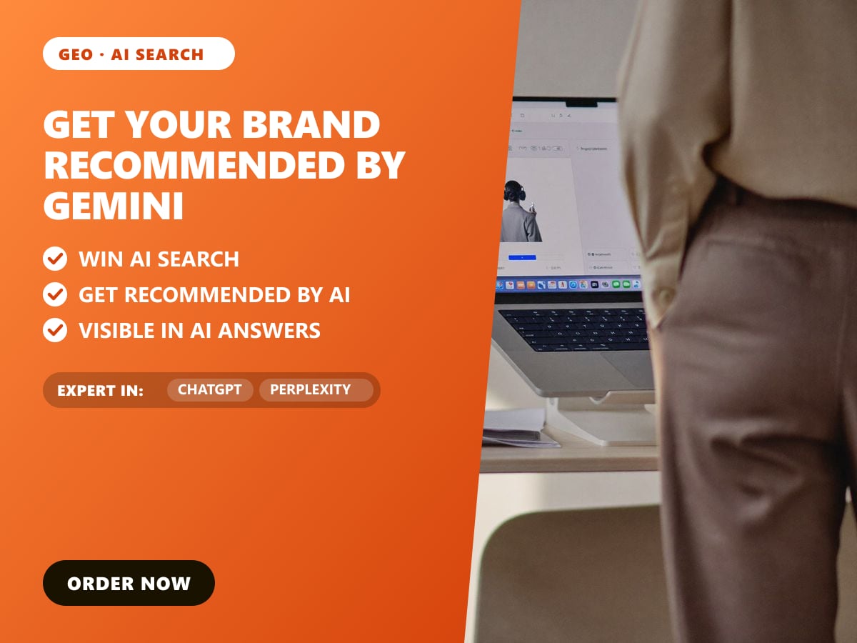Get your brand recommended by Gemini — image 1