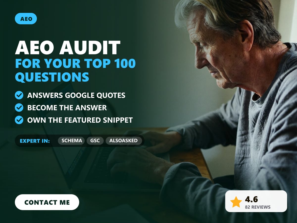 AEO audit for your top 100 questions — image 1