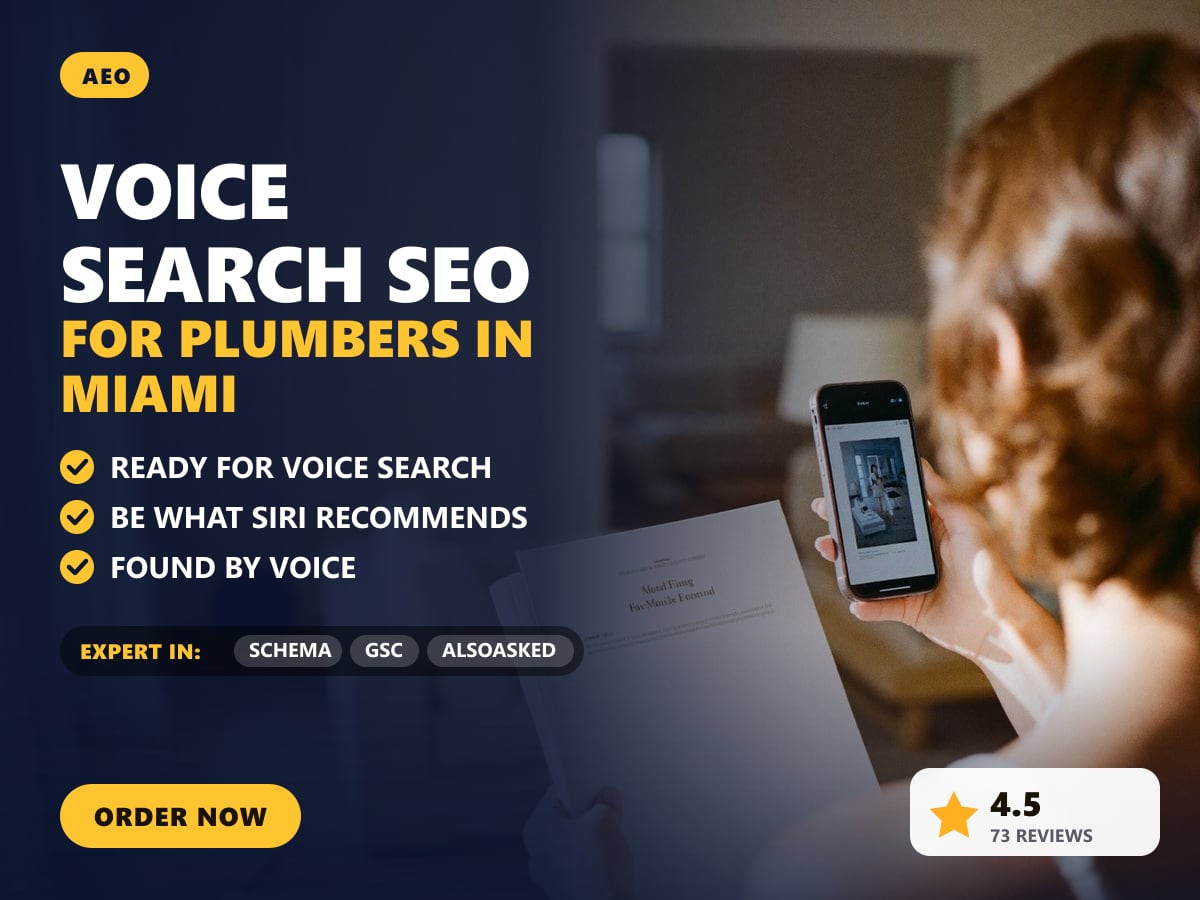 Voice search SEO for plumbers in Miami — image 1