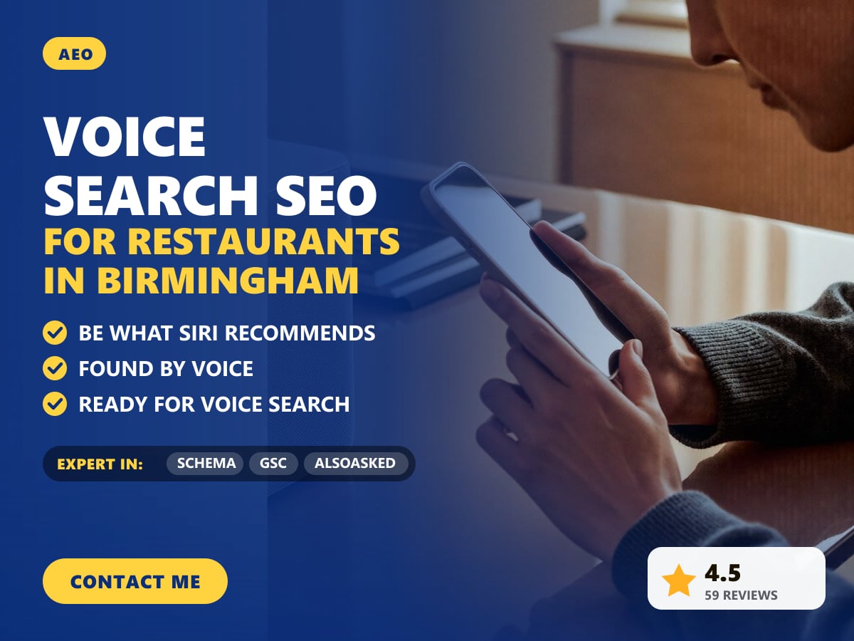 Voice search SEO for restaurants in Birmingham — image 1