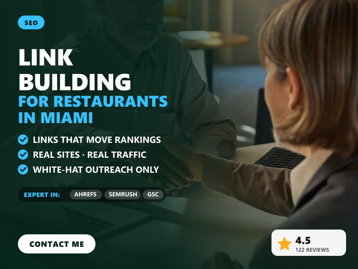 Link building for restaurants in Miami — image 1