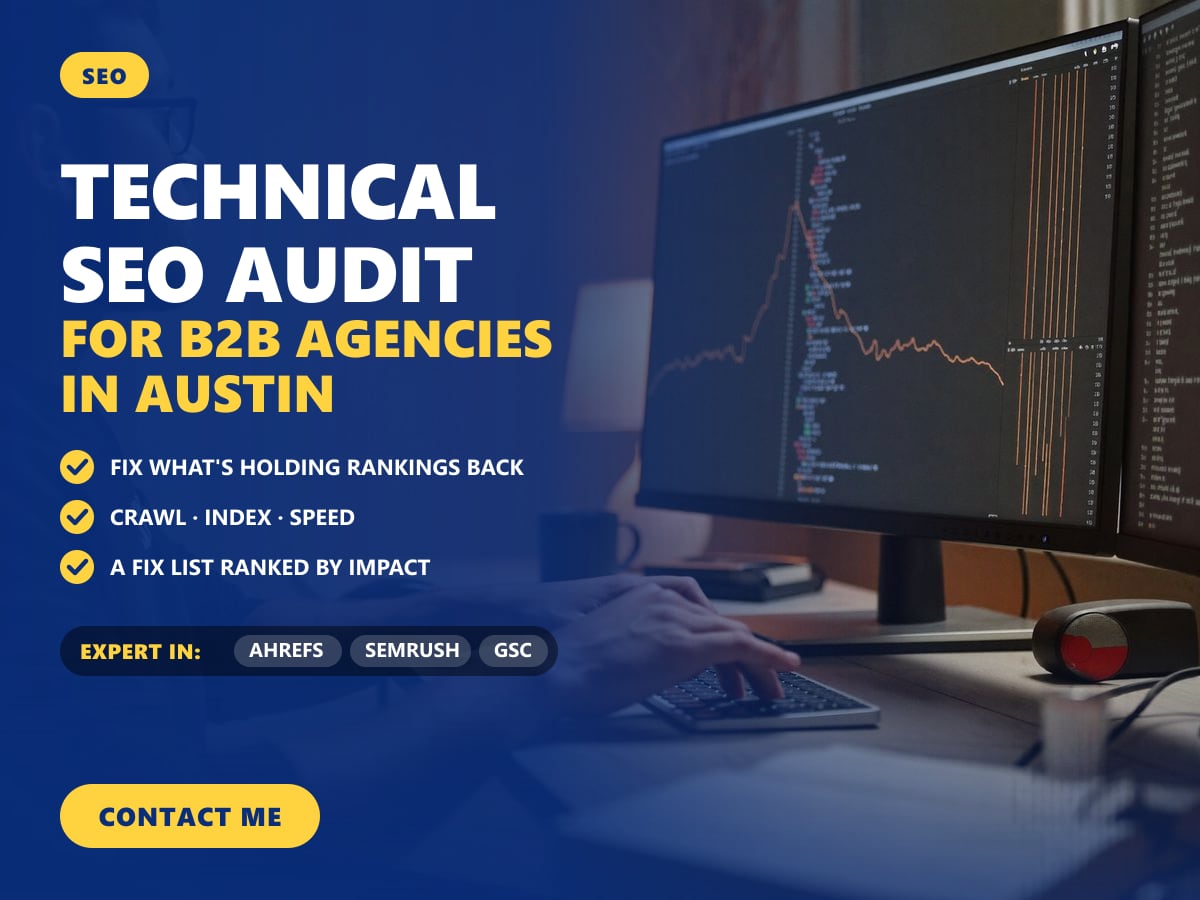 Technical SEO audit for B2B agencies in Austin — image 1