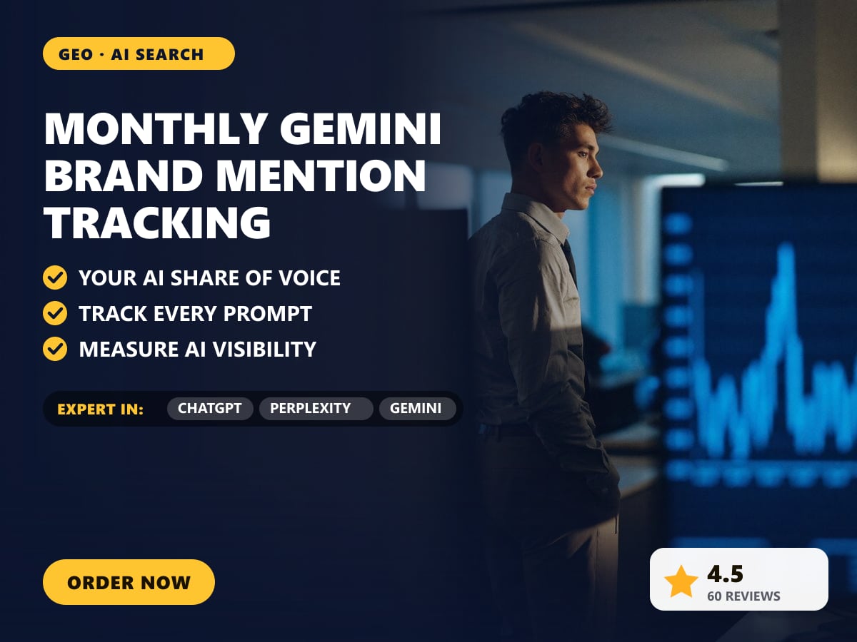 Monthly Gemini brand mention tracking — image 1