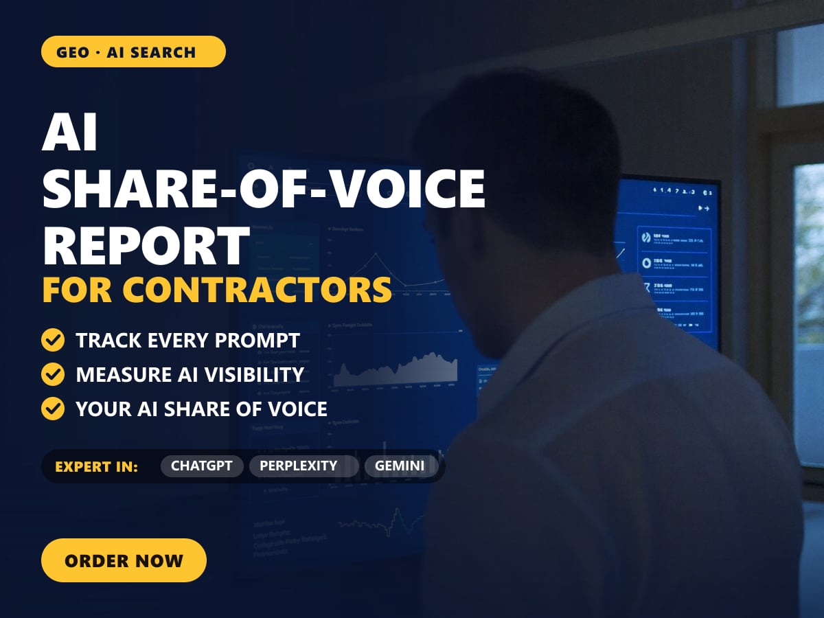 AI share-of-voice report for contractors — image 1