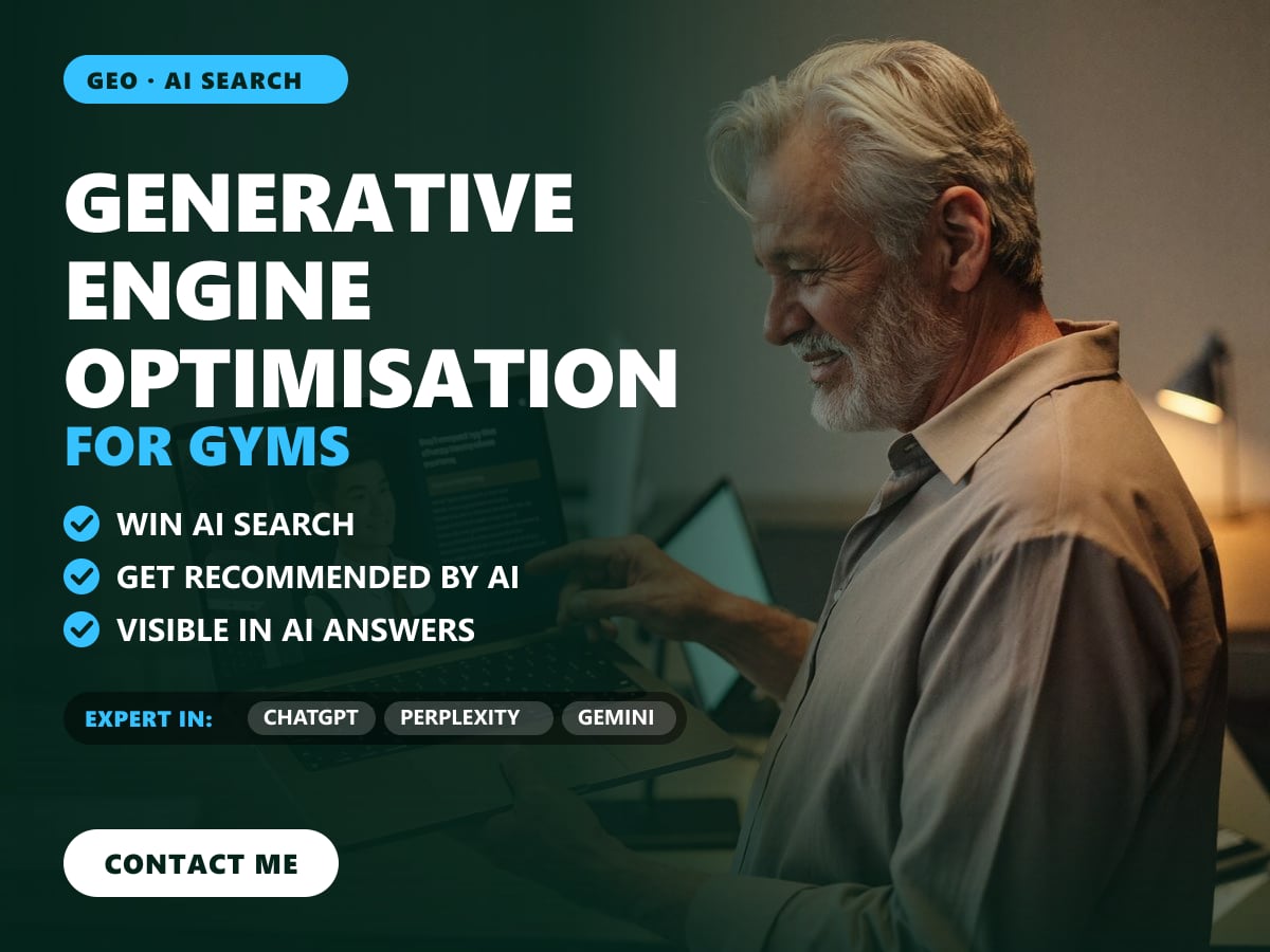 Generative engine optimisation for gyms — image 1