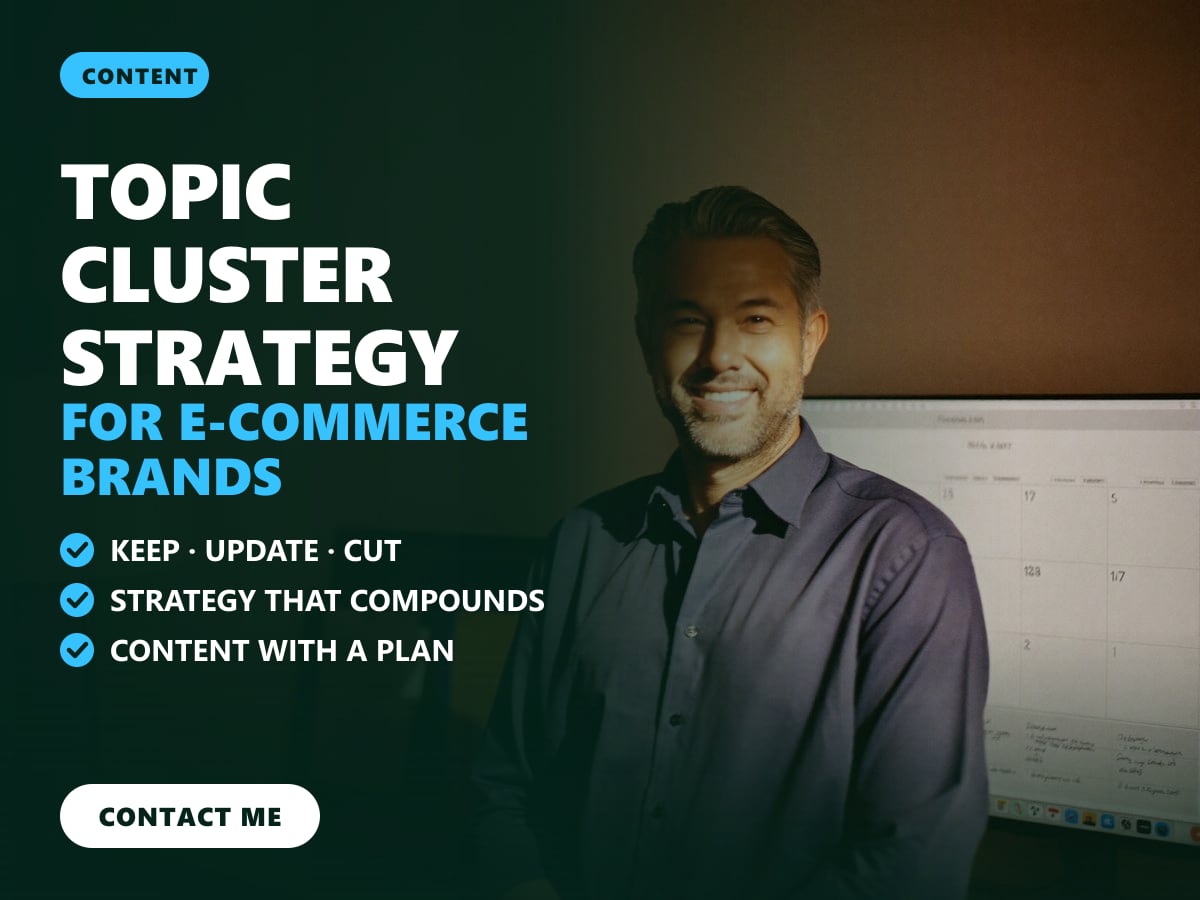 Topic cluster strategy for e-commerce brands — image 1