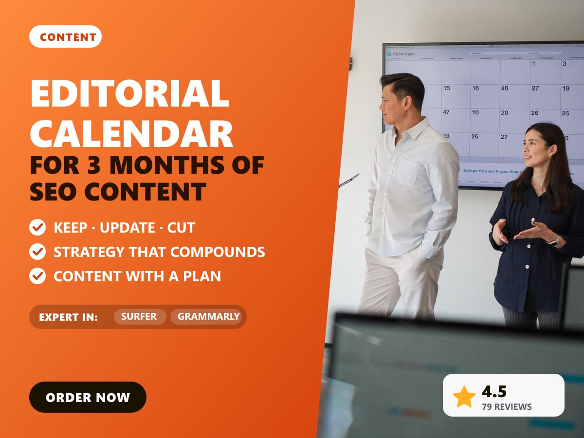 Editorial calendar for 3 months of SEO content — image 1