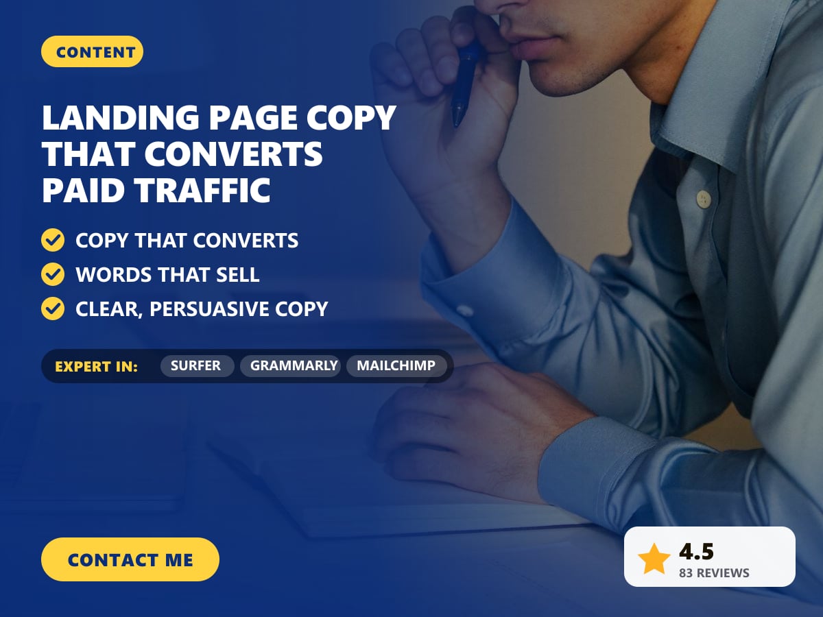 Landing page copy that converts paid traffic — image 1