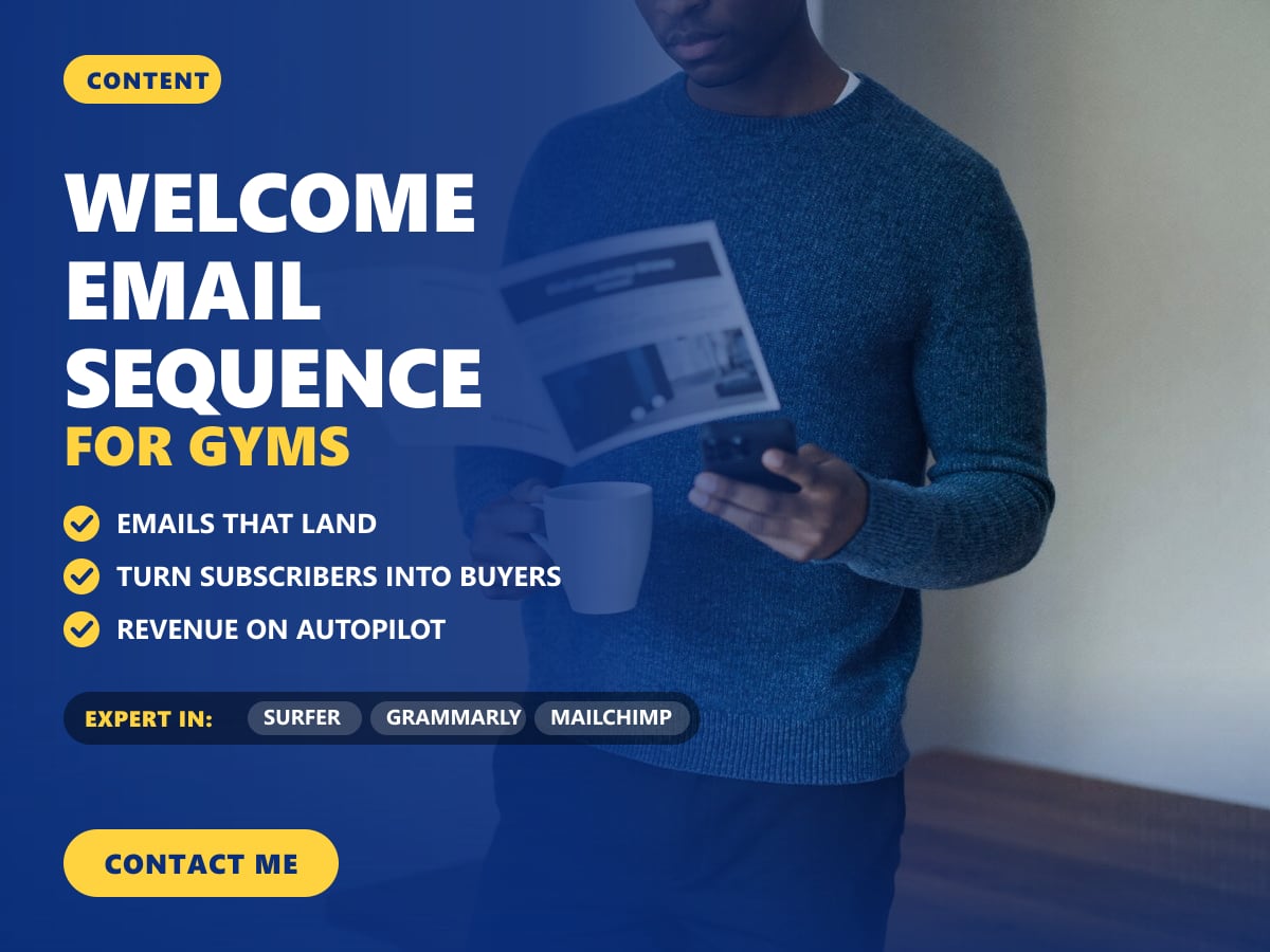 Welcome email sequence for gyms — image 1
