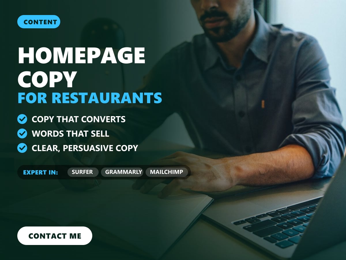 Homepage copy for restaurants — image 1