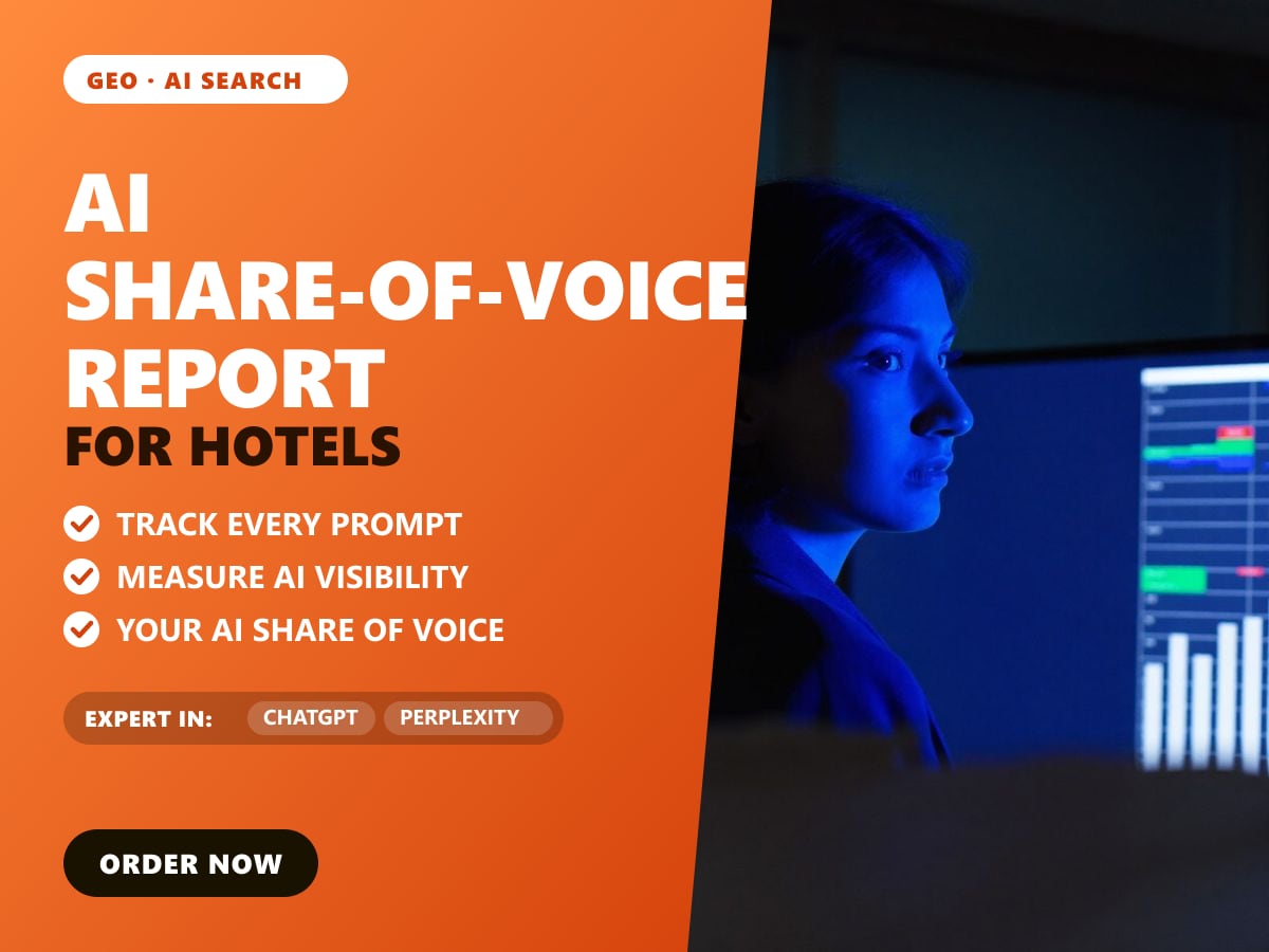 AI share-of-voice report for hotels — image 1