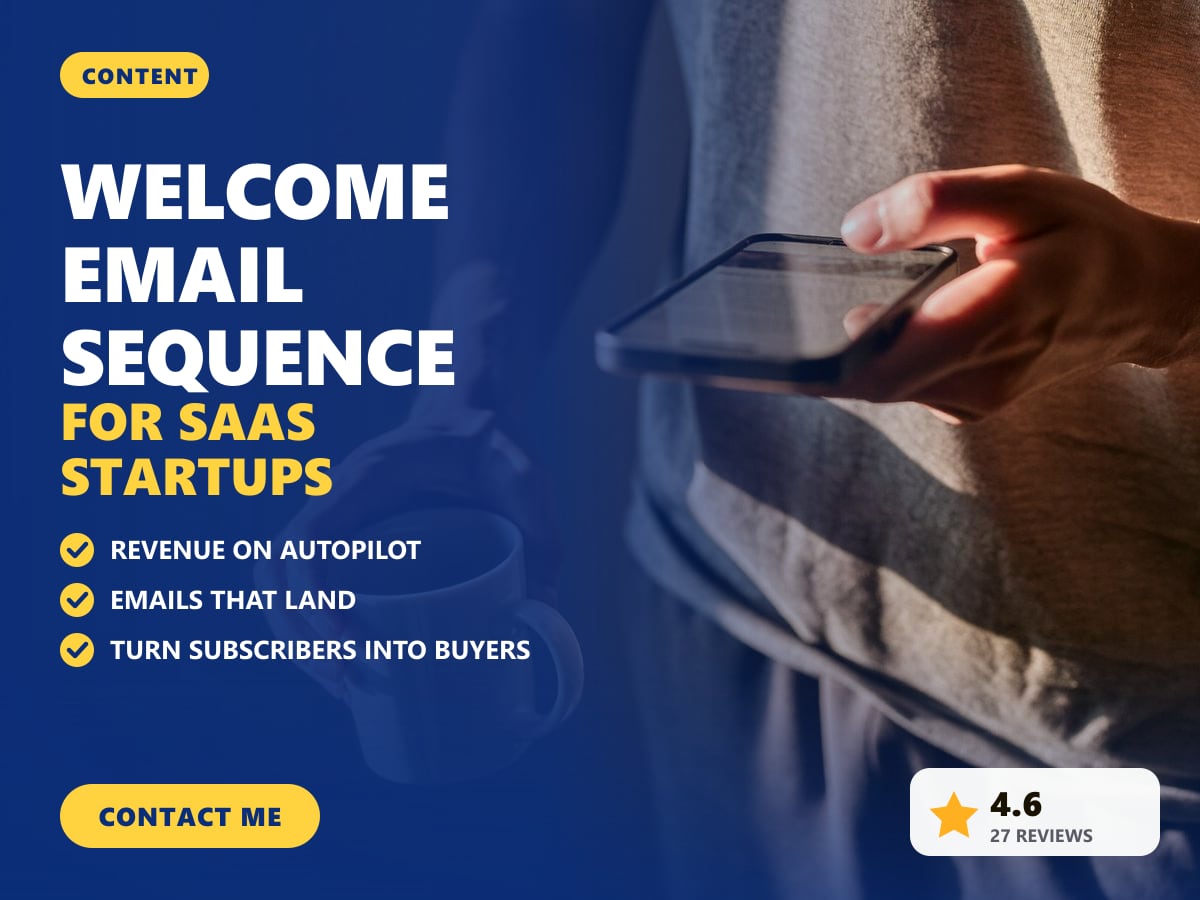 Welcome email sequence for SaaS startups — image 1