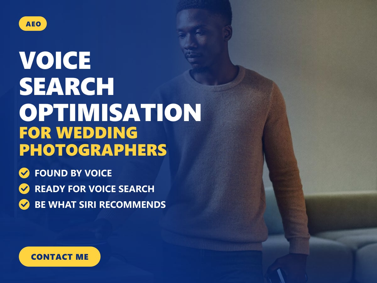 Voice search optimisation for wedding photographers — image 1