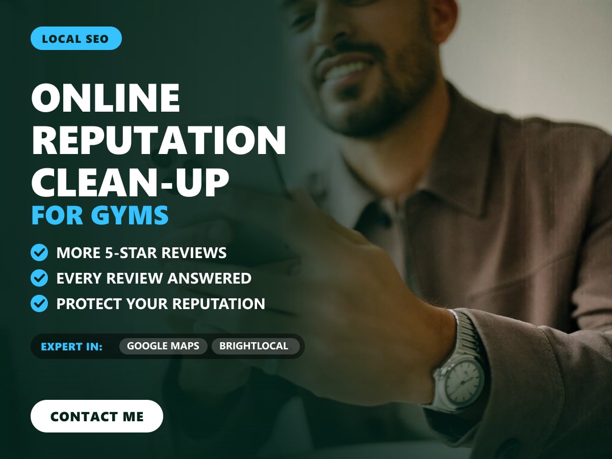 Online reputation clean-up for gyms — image 1