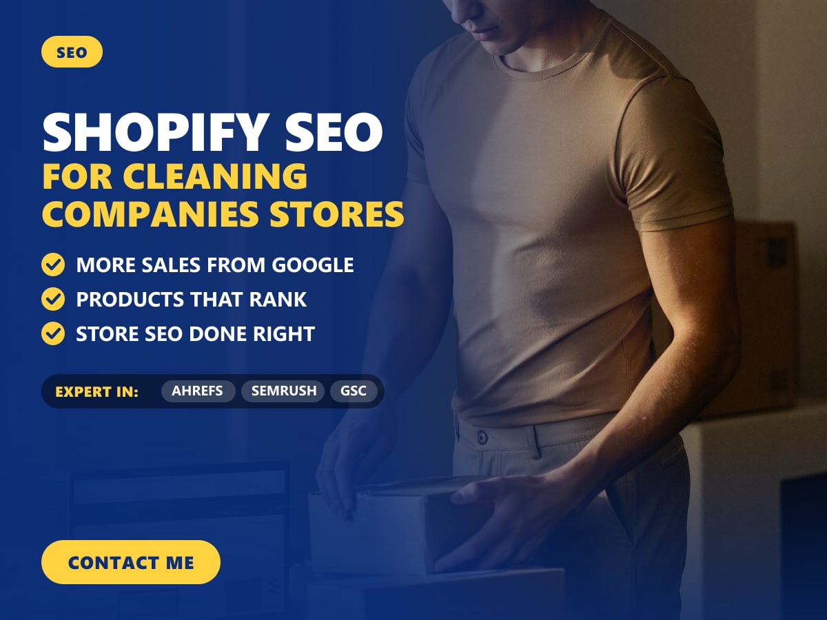 Shopify SEO for cleaning companies stores — image 1