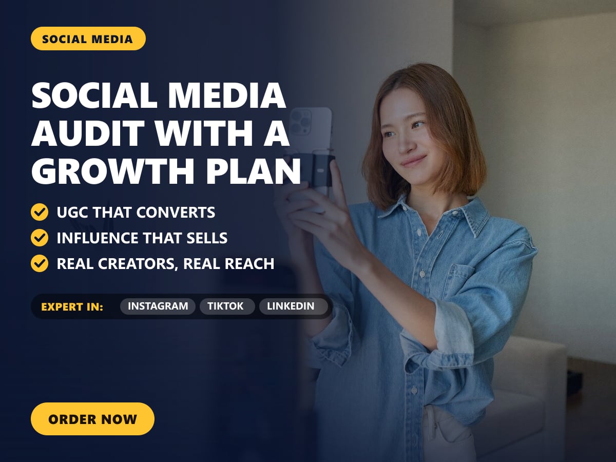 Social media audit with a growth plan — image 1
