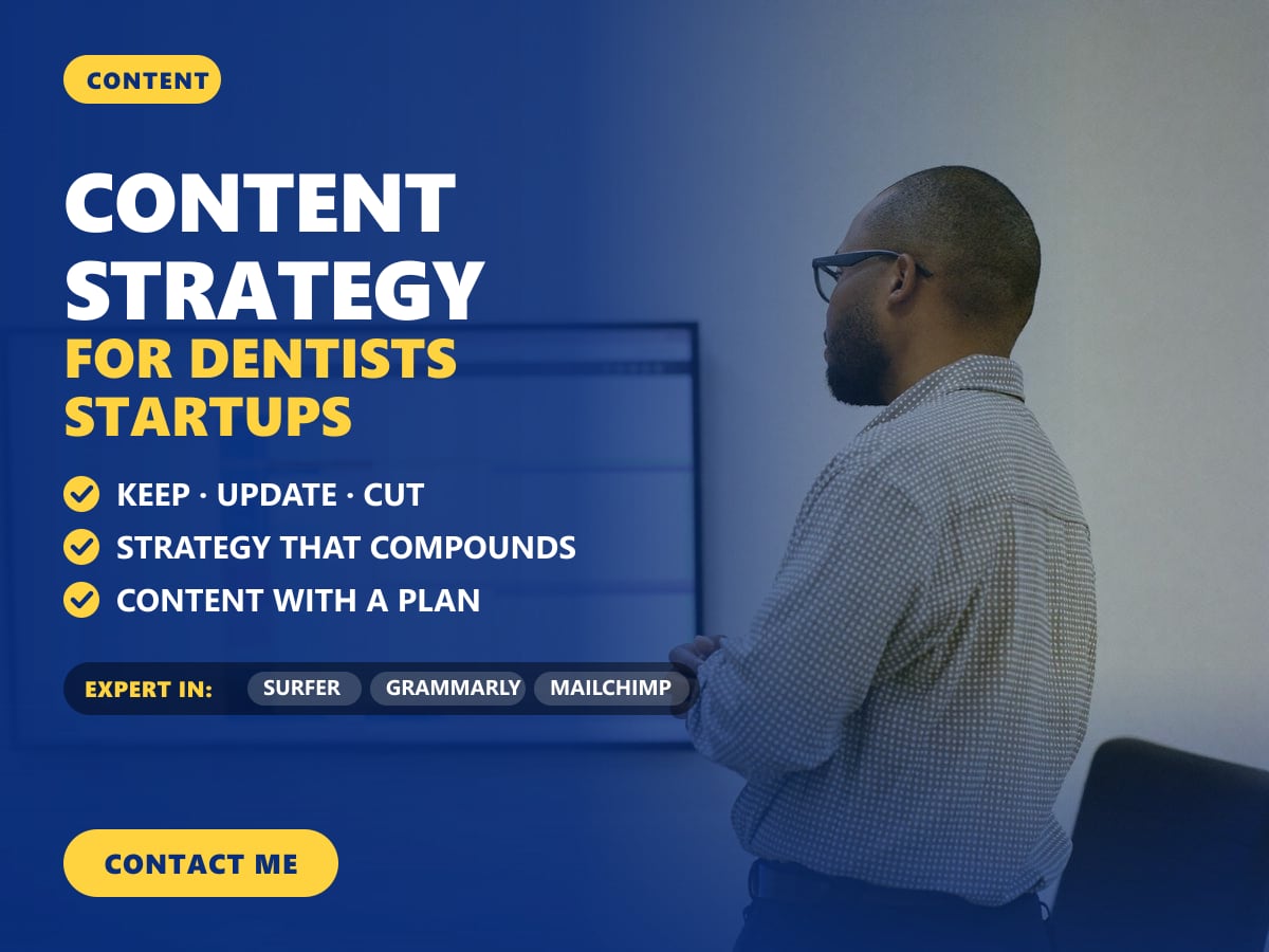 Content strategy for dentists startups — image 1