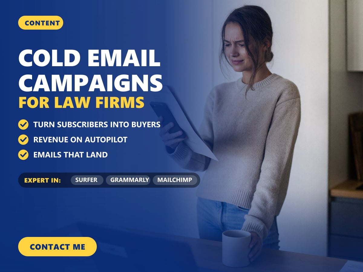 Cold email campaigns for law firms — image 1