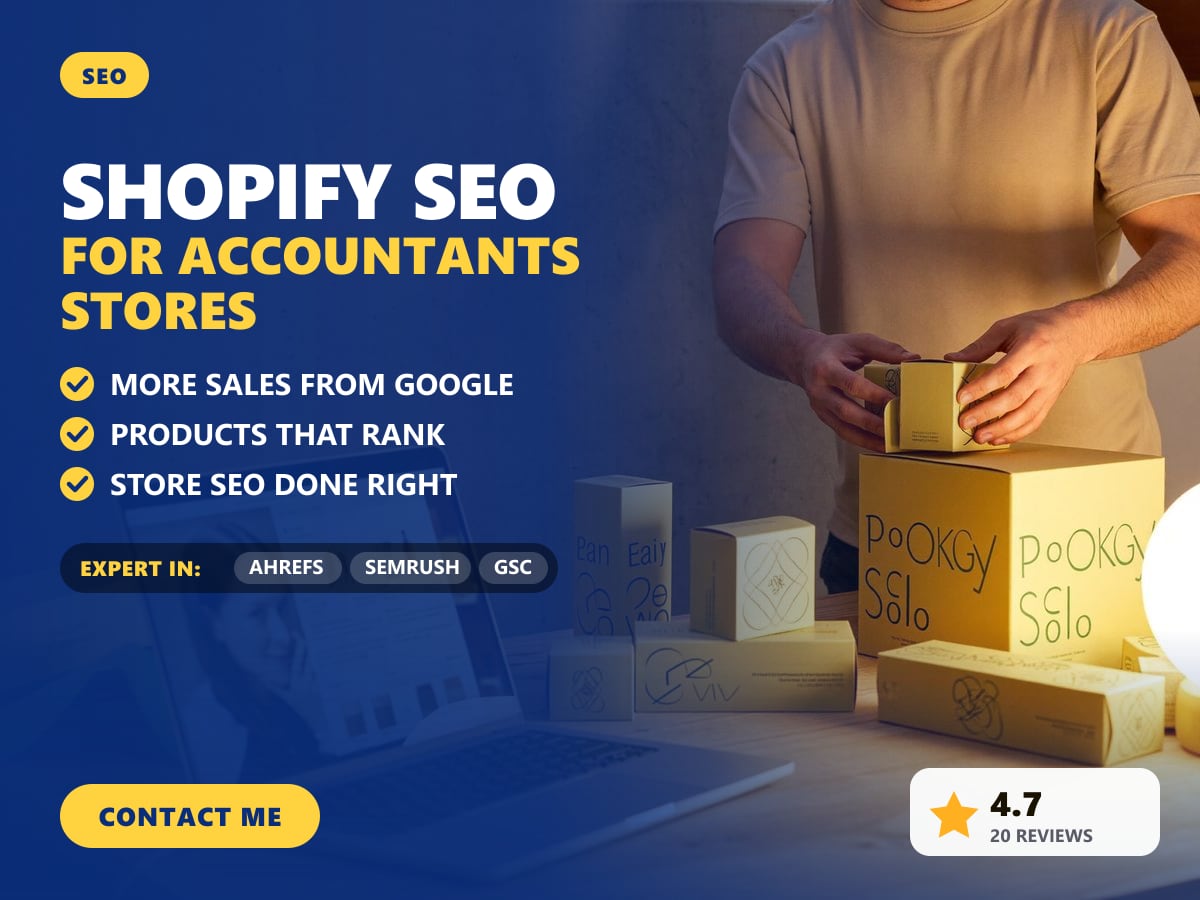Shopify SEO for accountants stores — image 1