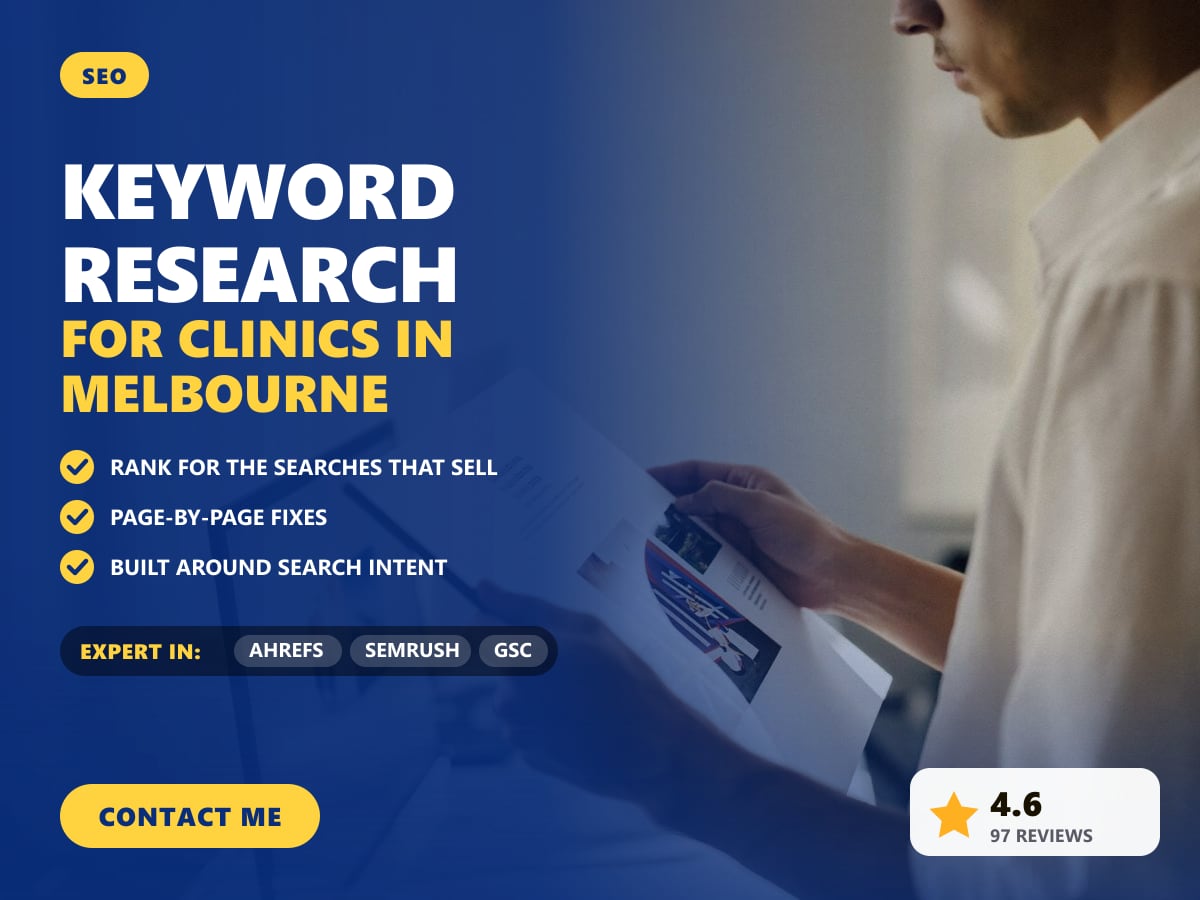 Keyword research for clinics in Melbourne — image 1