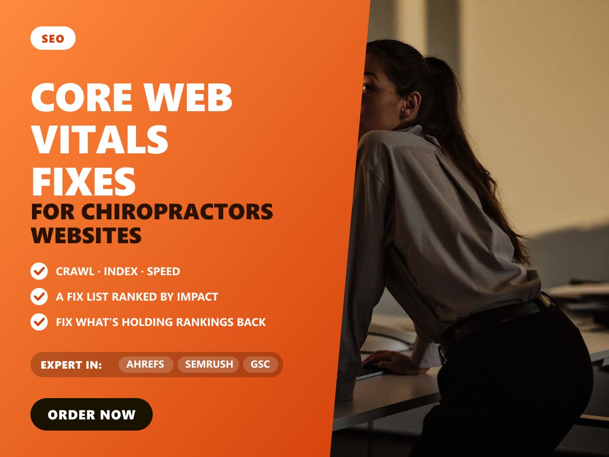 Core Web Vitals fixes for chiropractors websites — image 1