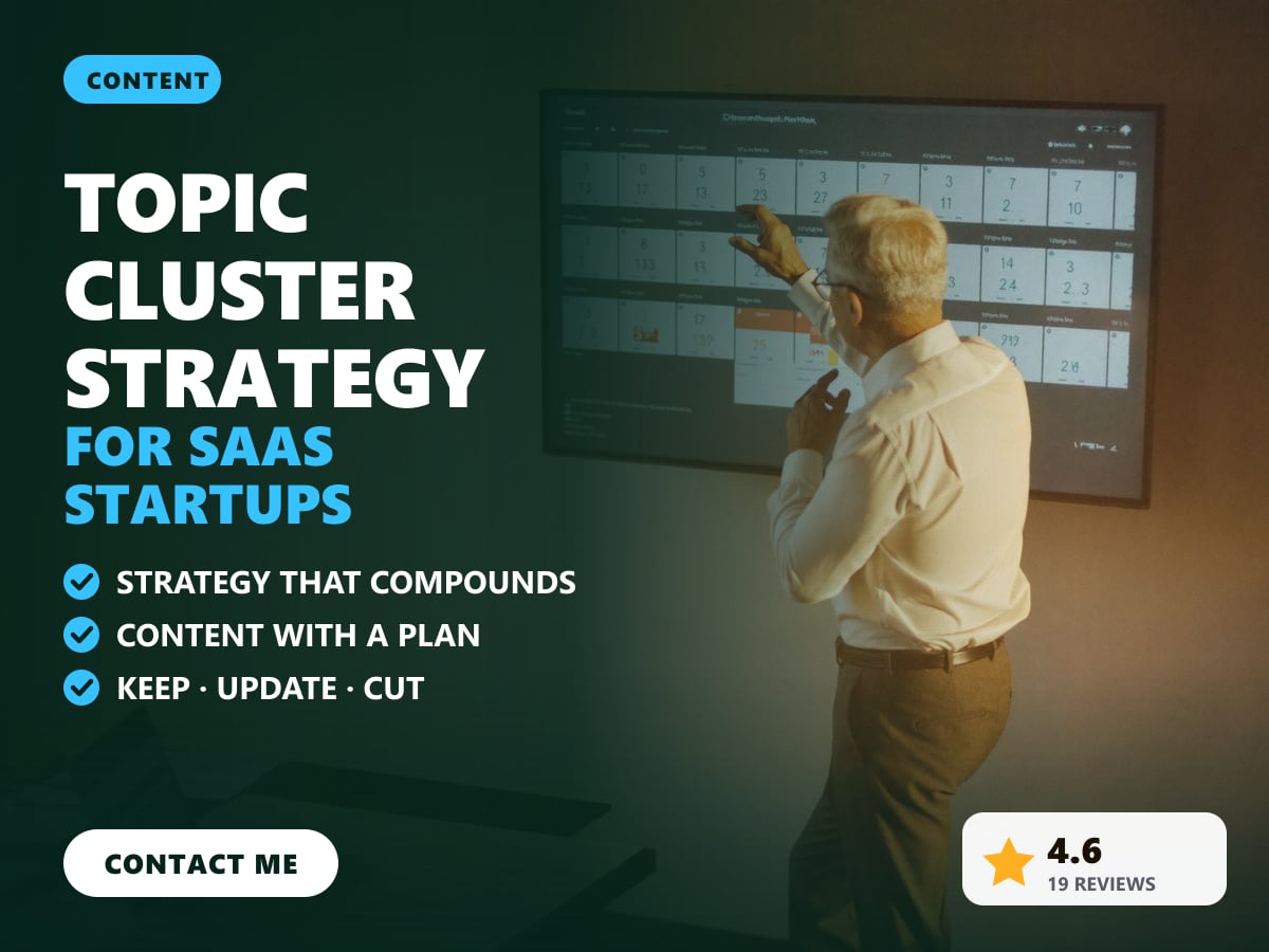 Topic cluster strategy for SaaS startups — image 1