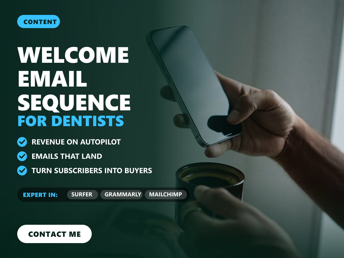 Welcome email sequence for dentists — image 1