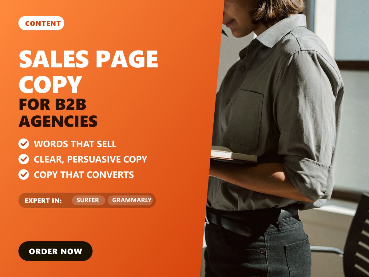Sales page copy for B2B agencies — image 1
