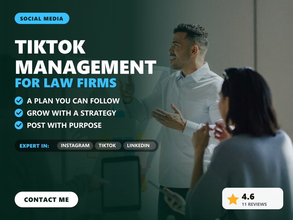TikTok management for law firms — image 1