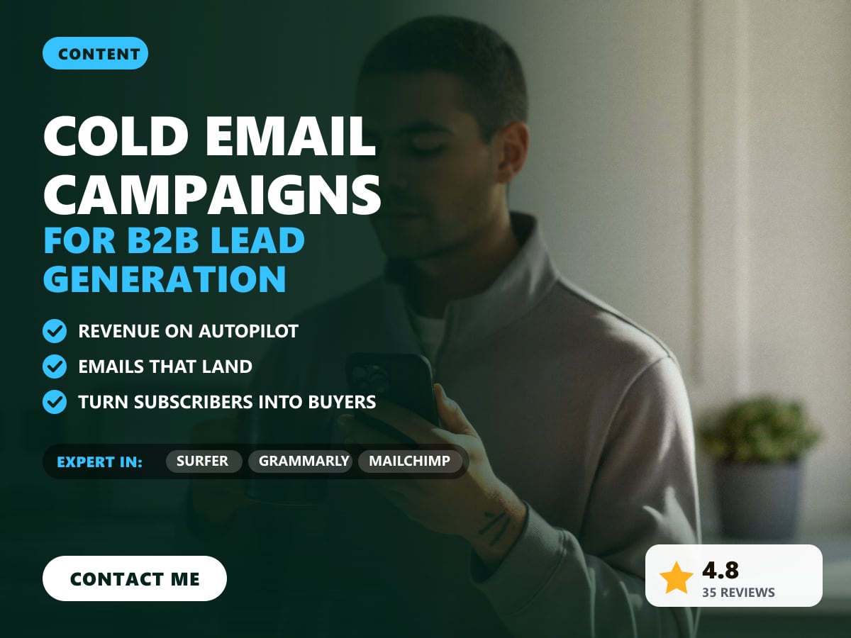 Cold email campaigns for B2B lead generation — image 1