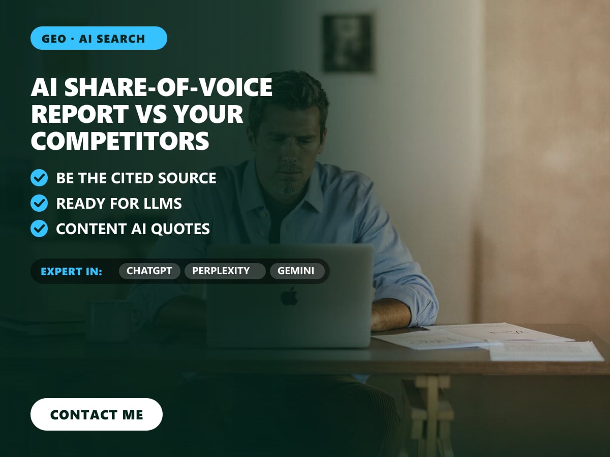 AI share-of-voice report vs your competitors — image 1