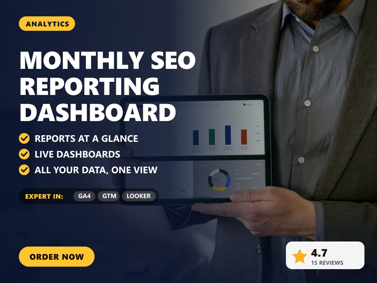 Monthly SEO reporting dashboard — image 1