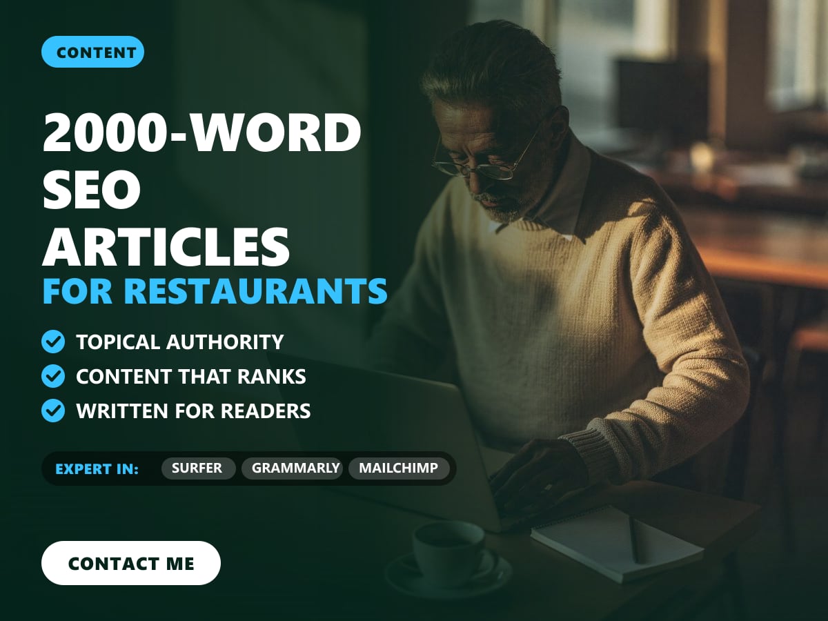 2000-word SEO articles for restaurants — image 1