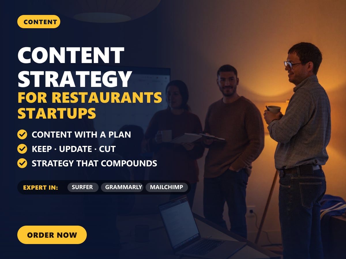 Content strategy for restaurants startups — image 1