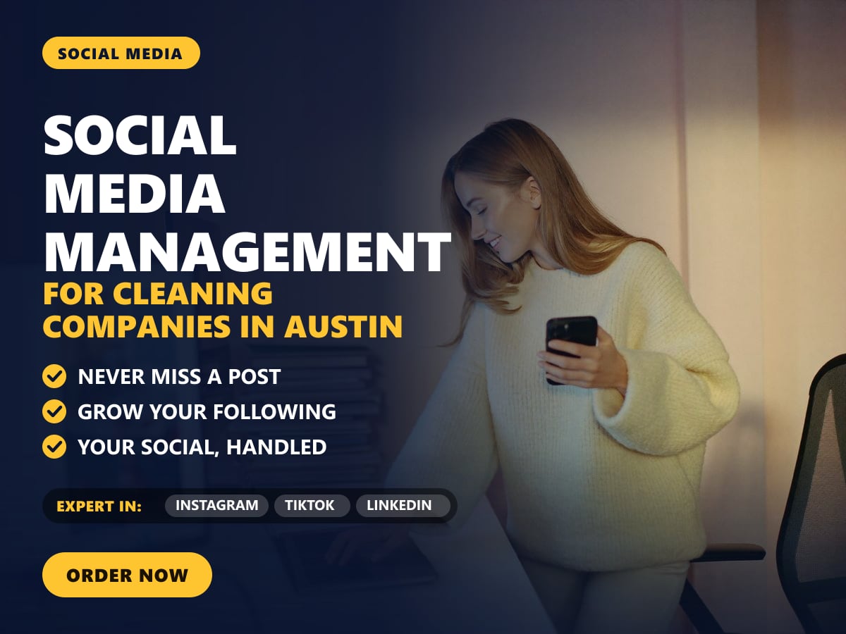Social media management for cleaning companies in Austin — image 1