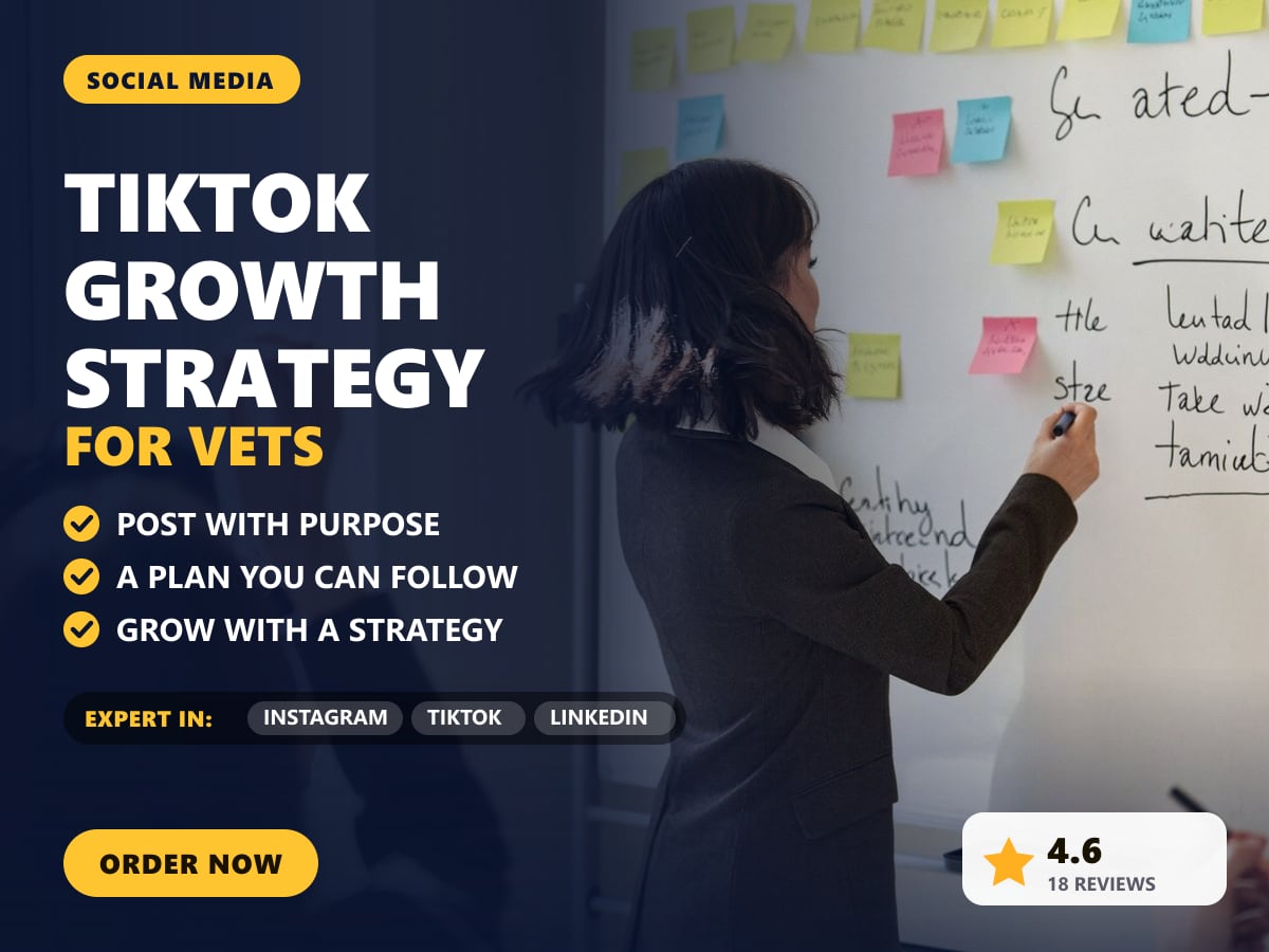 TikTok growth strategy for vets — image 1