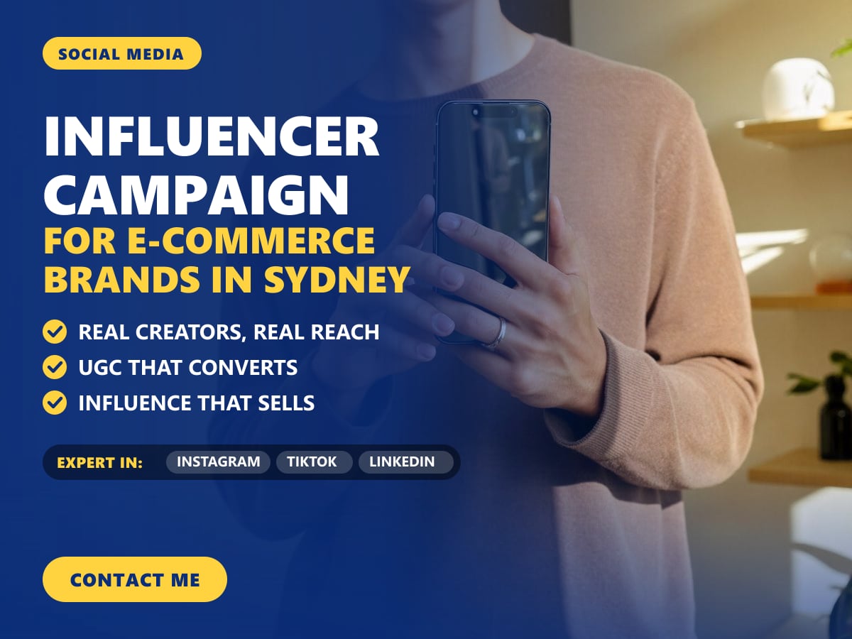 Influencer campaign for e-commerce brands in Sydney — image 1