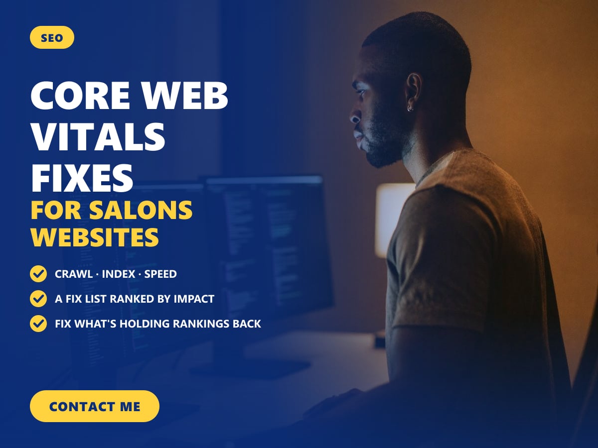 Core Web Vitals fixes for salons websites — image 1
