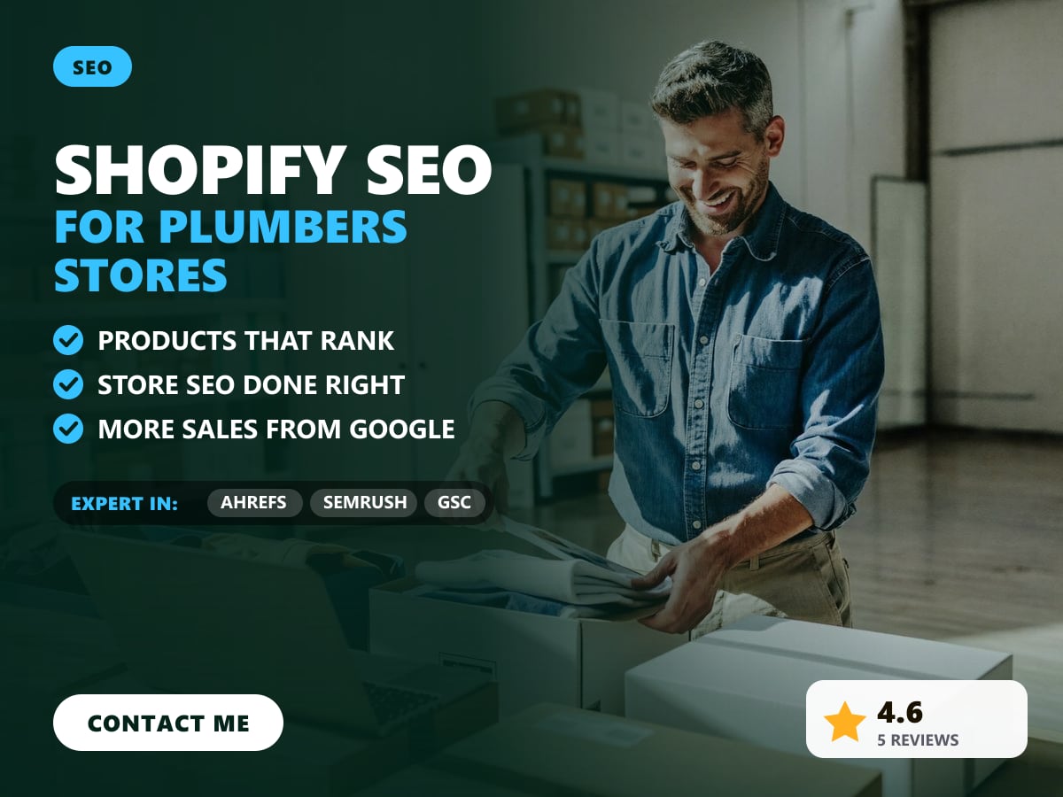 Shopify SEO for plumbers stores — image 1
