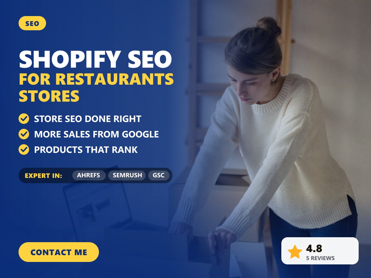 Shopify SEO for restaurants stores — image 1