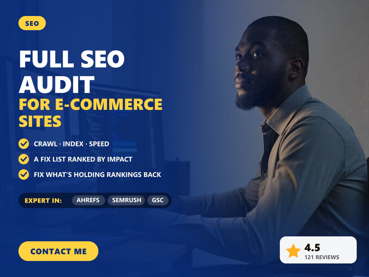 Full SEO audit for e-commerce sites — image 1