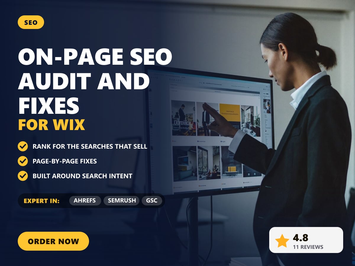 On-page SEO audit and fixes for Wix — image 1