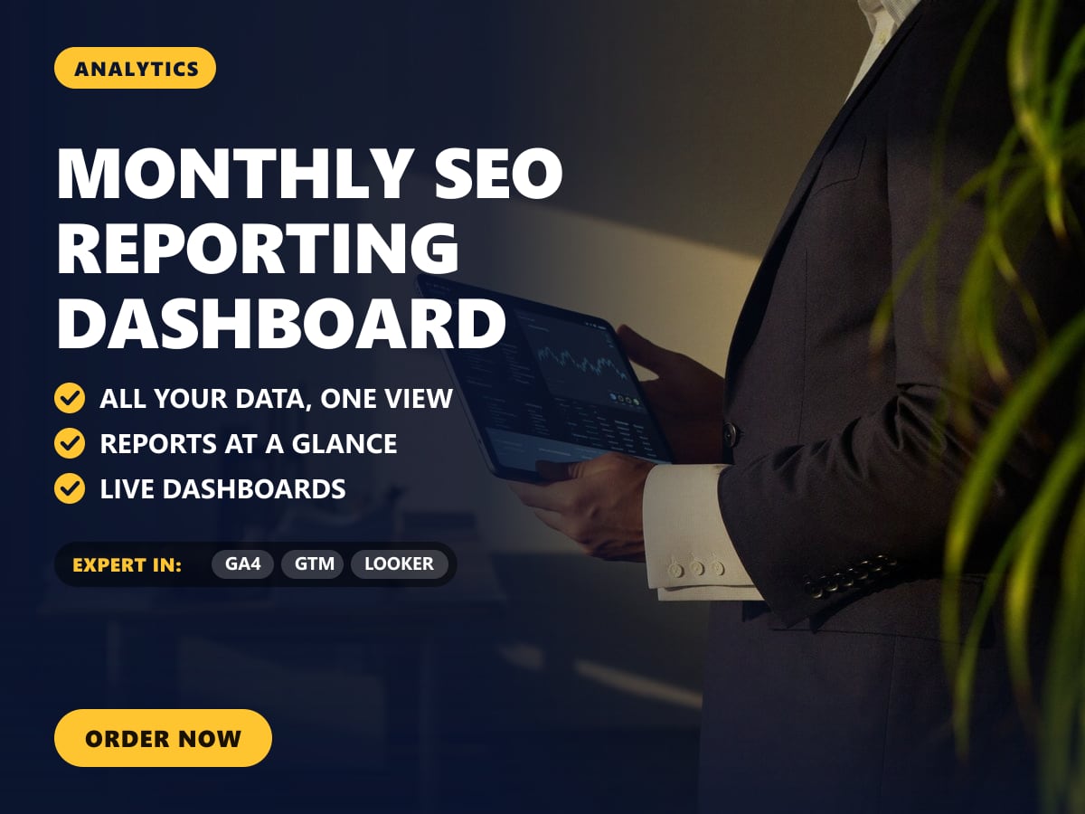 Monthly SEO reporting dashboard — image 1