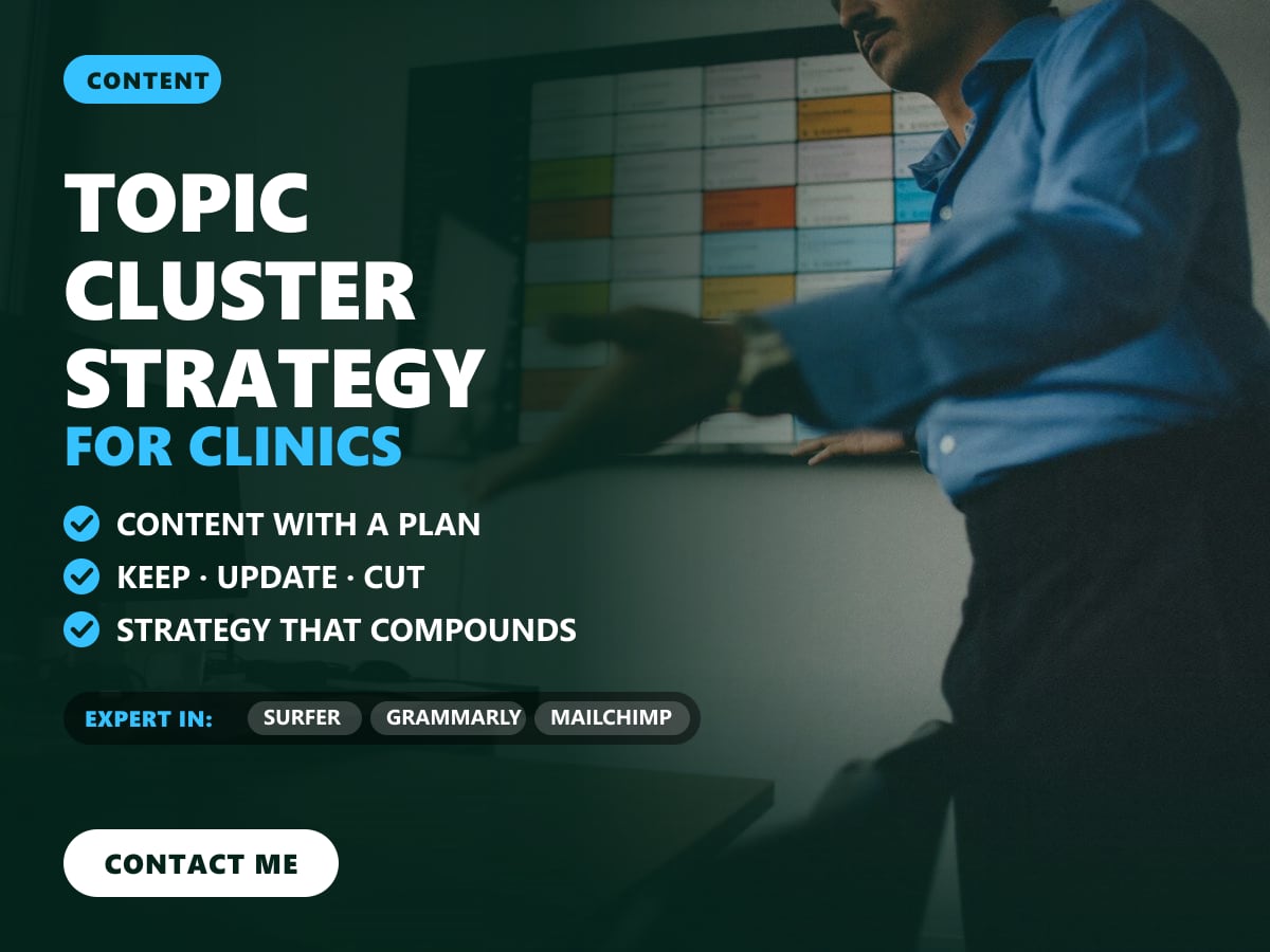 Topic cluster strategy for clinics — image 1