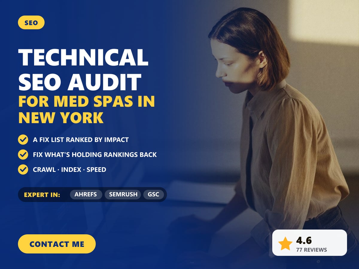 Technical SEO audit for med spas in New York — image 1