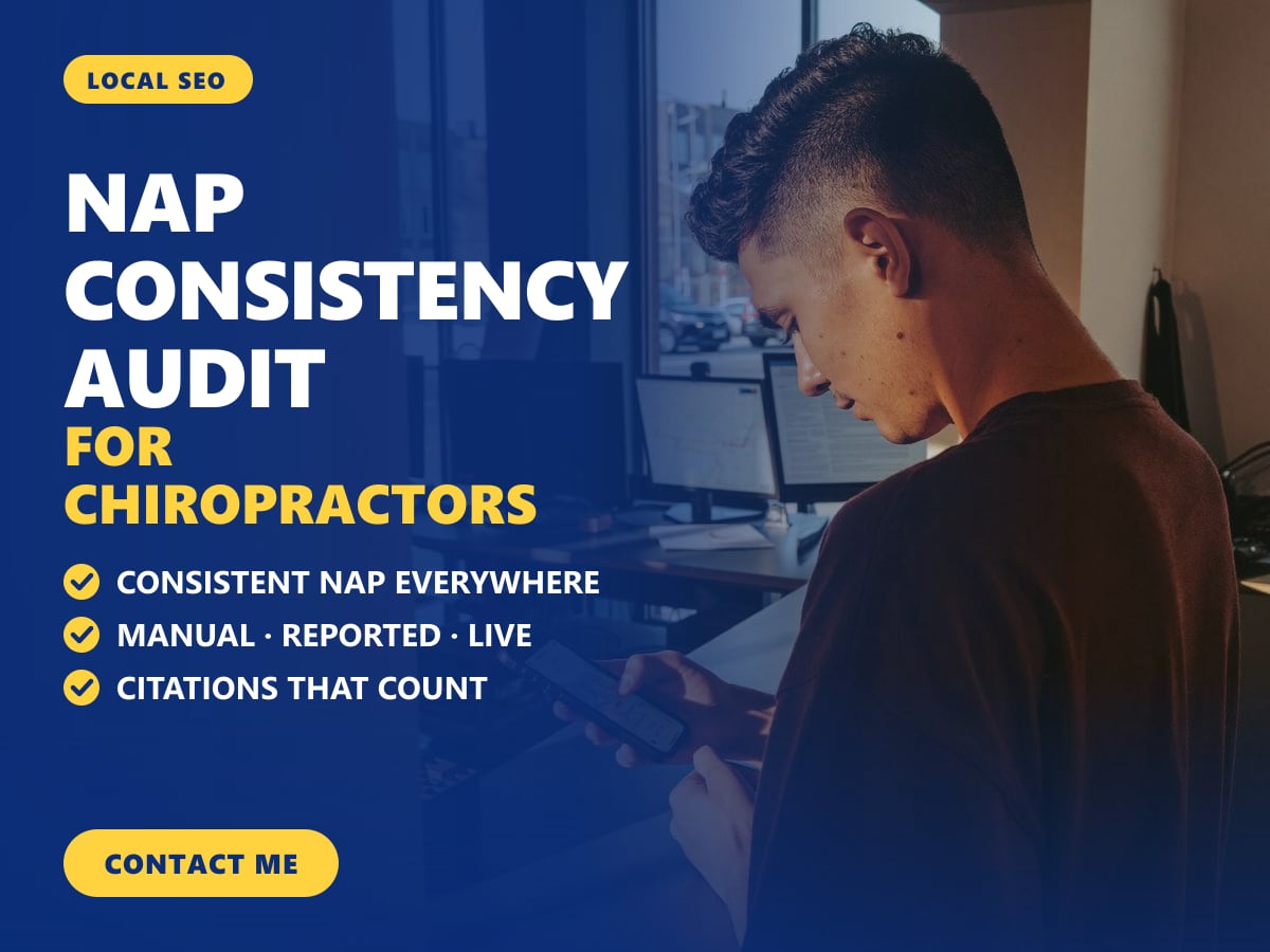NAP consistency audit for chiropractors — image 1