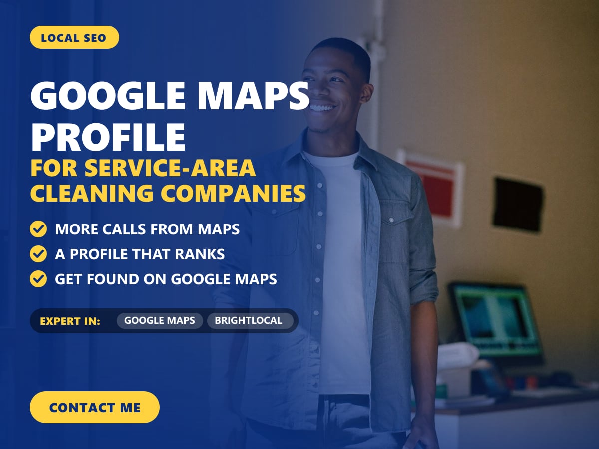 Google Maps profile for service-area cleaning companies — image 1