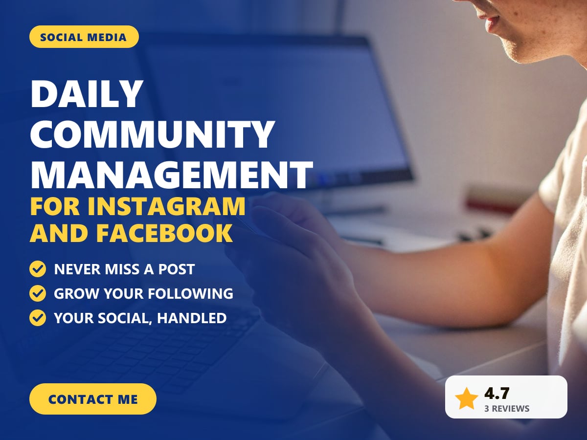 Daily community management for Instagram and Facebook — image 1