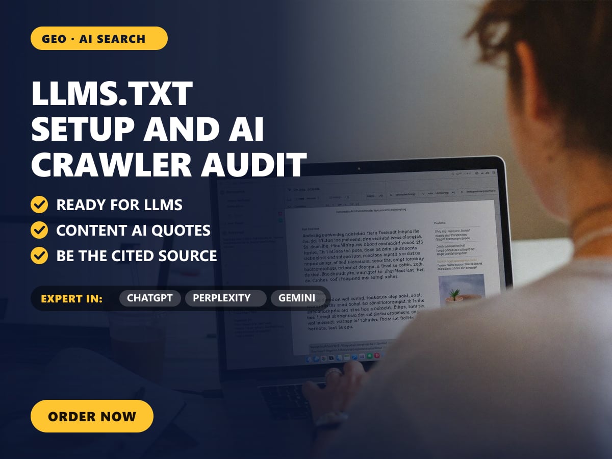 Llms.txt setup and AI crawler audit — image 1